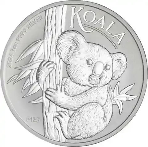 1 Unze Silber 2024 Koala – Australien 1 Dollar (Perth Mint) Koalabär - Letzte Stücke