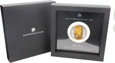 3 Unzen Silber – Cook Islands – Masterpieces of Art – 20 Dollar 2017 – Kiefer, Pflaume und Kraniche | Top-Deal