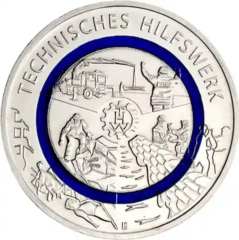 Deutschland 10 Euro 2025 THW – Technisches Hilfswerk Münzzeichen G | Premium