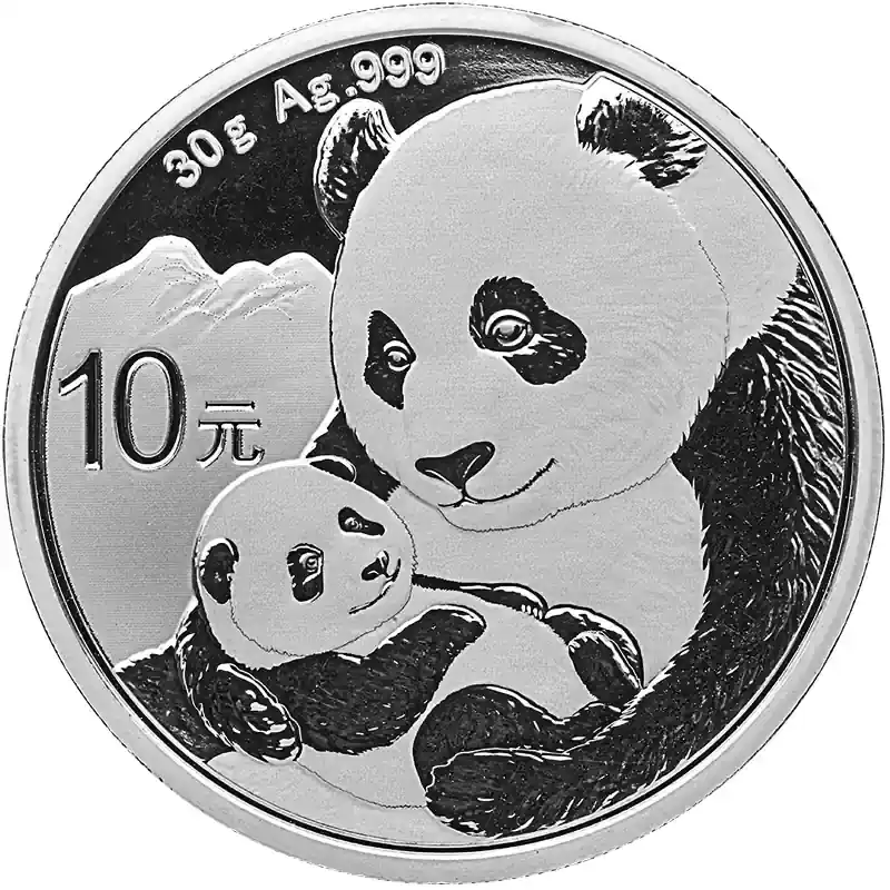 30 Gramm Silbermünze China Panda 2019 - Kundenliebling