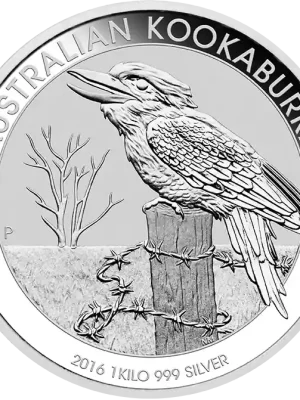 1 Kilogramm Silbermünze Australien Kookaburra 2016 - Nur für kurze Zeit