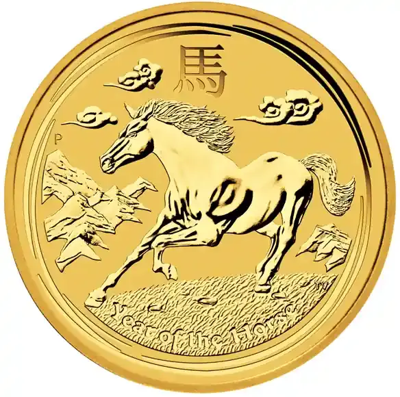 1/4 Unze Goldmünze Australien Lunar II Pferd 2014 | Jetzt sichern