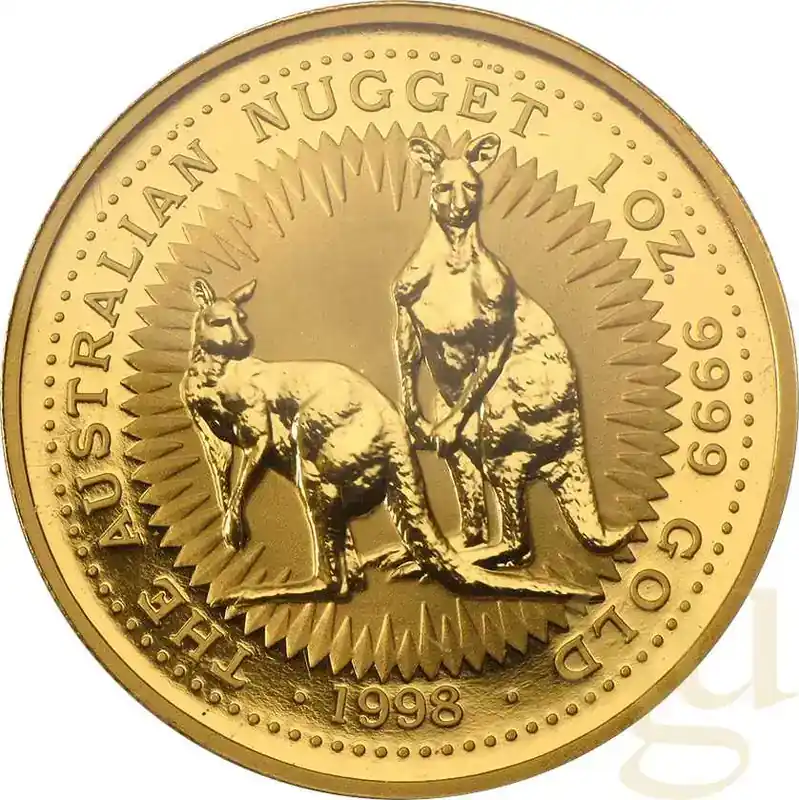 Aktionspreis - 1 Unze Goldmünze Australien Känguru 1998