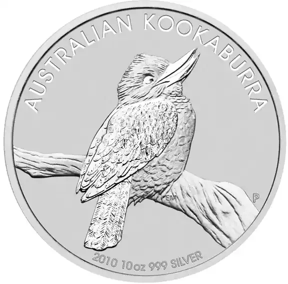 10 Unzen Silbermünze Australien Kookaburra 2010 | Mega-Angebot