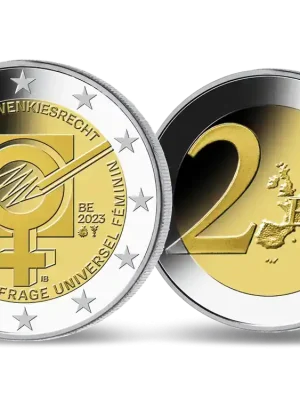 Belgien 2023 2 Euro Gedenkmünze „75 Jahre Frauenwahlrecht“ - Jetzt erhältlich