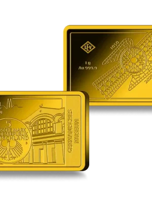 Sehr beliebt | Goldbarren Germanisches Museum