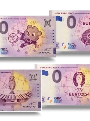 0-Euro-Banknoten zur Fußball-Europameisterschaft 2024 - Neu eingetroffen