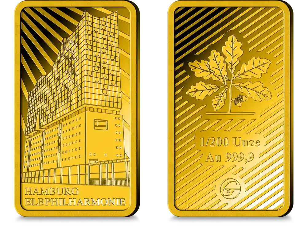 Die Elbphilharmonie erstrahlt in purem Gold - Schnell zugreifen