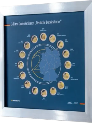 Knallerpreis | Präsentationsrahmen für die 2-Euro-Gedenkmünzen-Serien Bundesländer I und II