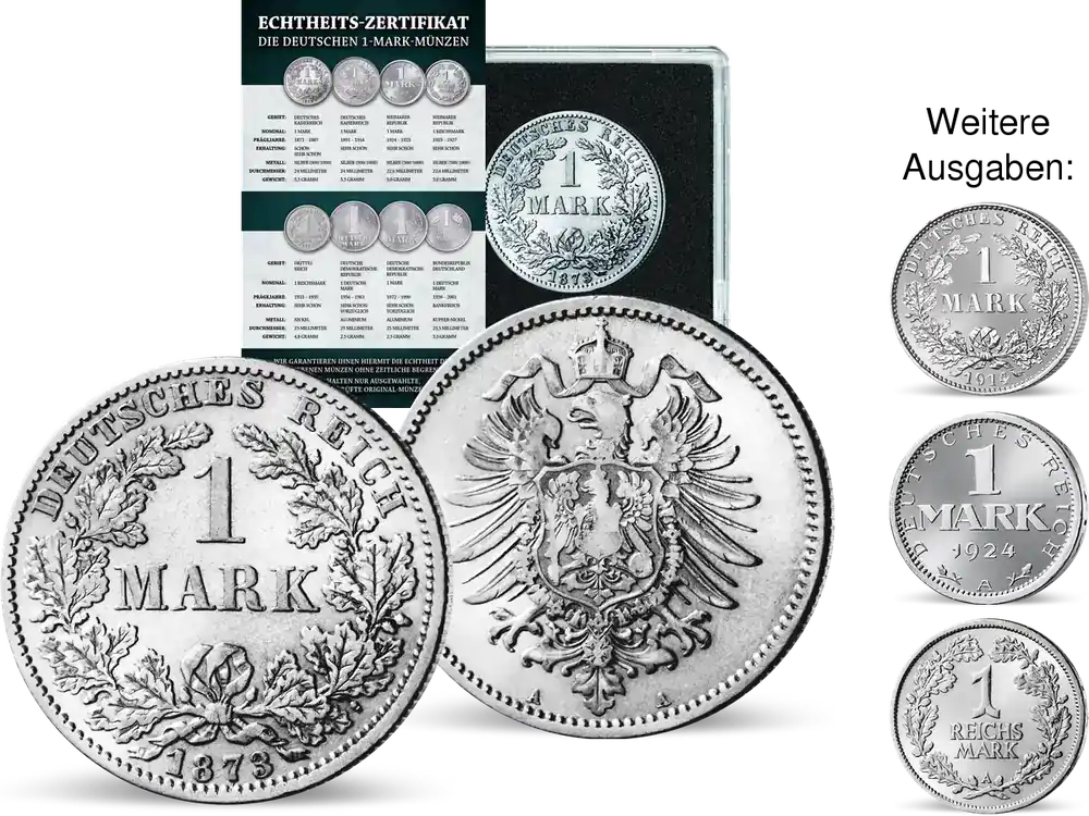 Sehr beliebt | Kollektion Deutsche Mark Ihr Start die erste deutsche 1-Mark