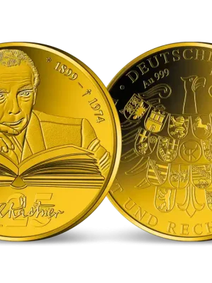 Gold-Gedenkprägung „125. Geburtstag – Erich Kästner“ - Sparangebot