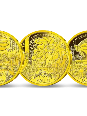 Top-Angebot | Die Gold-Ergänzungsprägungen zur 5-Euro-Münzenserie „Wunderwelt Insekten“