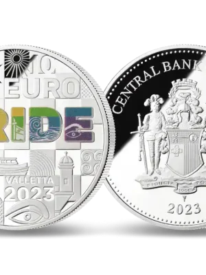 Malta 2023 10 Euro Silbermünze „Pride – Stolz“ 2023 – PP | Nur wenige verfügbar