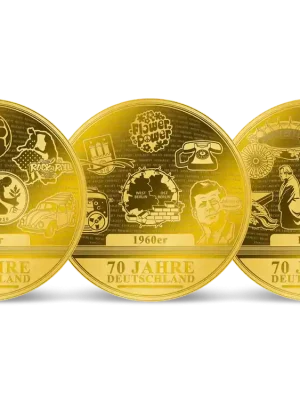 Jetzt sichern | Goldprägungen zum Jubiläum „70 Jahre Deutschland“