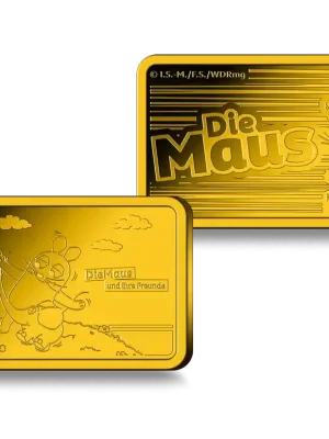 Zertifiziert | Offizieller Gold-Gedenkbarren „DieMaus und ihre Freunde“