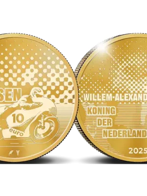 Gold-Gedenkmünze „100 Jahre Motorsport-Rennstrecke TT Assen“ | Sparangebot