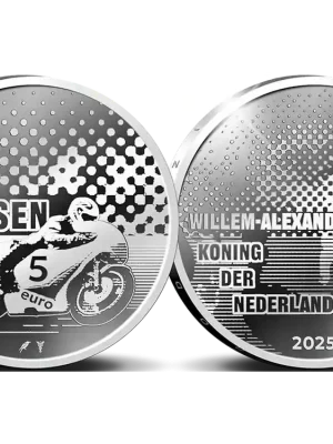 Silber-Gedenkmünze „100 Jahre Motorsport-Rennstrecke TT Assen“ | Gleich bestellen