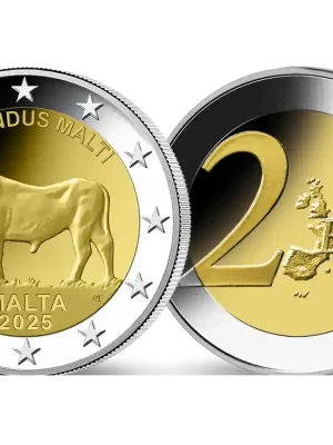 Malta 2025 2 Euro Gedenkmünze „Maltesischer Ochse“ | Preisnachlass