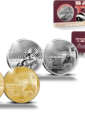 Jubiläumsmünzen „100 Jahre Motorsport-Rennstrecke TT Assen“ | Neu im Sortiment