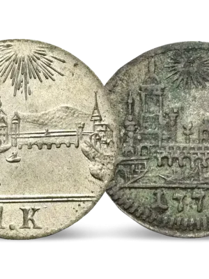 Die echten Silberkreuzer der Freien Stadt Frankfurt am Main! | Preisknaller