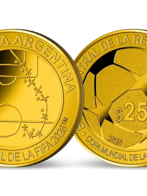 Geprüfte Qualität | Die offizielle Goldmünze aus Argentinien zur FIFA WM 2026™