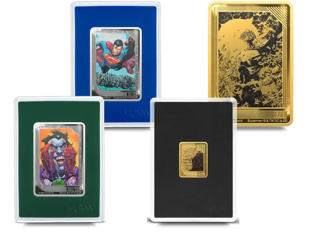 „The Art of DC Comics“ – die Silbermünzen-Box mit 2 Überraschungsmotiven | Einfache Rückgabe