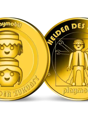 Gold-Gedenkprägung „Playmobil – Helden der Zukunft“ - Jetzt bestellen