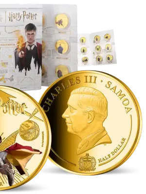 Mega-Angebot - Die offizielle „Harry Potter“™ – Münzkollektion mit Goldveredelung