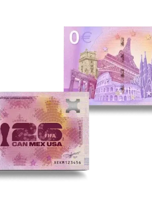 0 Euro Banknote „Gastgeberland Kanada“ zur FIFA WM 2026™ - Nur wenige verfügbar