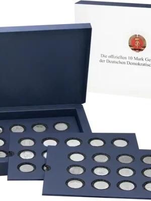 Neu eingetroffen | Die komplette Sammlung der 10-Mark-Gedenkmünzen der DDR (1966-1990)