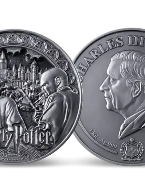 Letzte Chance - 1 kg Multi-Layer-Silbermünze „Harry vs. Voldemort“
