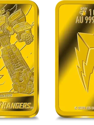 Offizieller Gold-Gedenkbarren „POWER RANGERS – Megazord™“ - Preis gesenkt