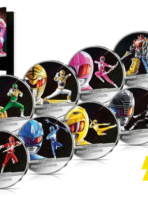 Offizielle Lizenzprägungen „POWER RANGERS™“ im Komplett-Set | Jetzt erhältlich