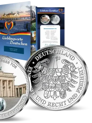 „Brandenburger Tor“ – Start in die Silber-Edition „Lieblingsorte der Deutschen“! - Sehr beliebt