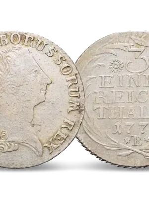 Echter 1/3 Silbertaler von Friedrich dem Großen | Reduziert