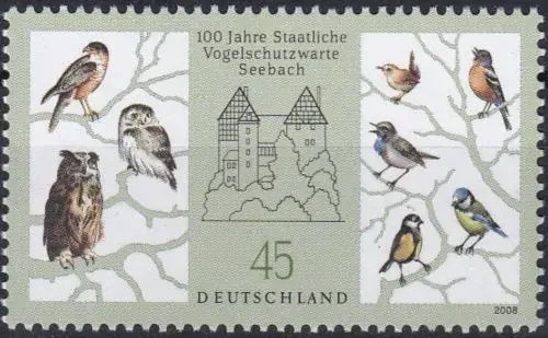 Profi-Qualität - Bund, Michel Nr. 2661 postfrisch – 100 Jahre Staatliche Vogelschutzwarte Seebach