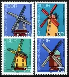 Letzte Stücke | DDR, MiNr. 2657-2660 postfrisch – Windmühlen