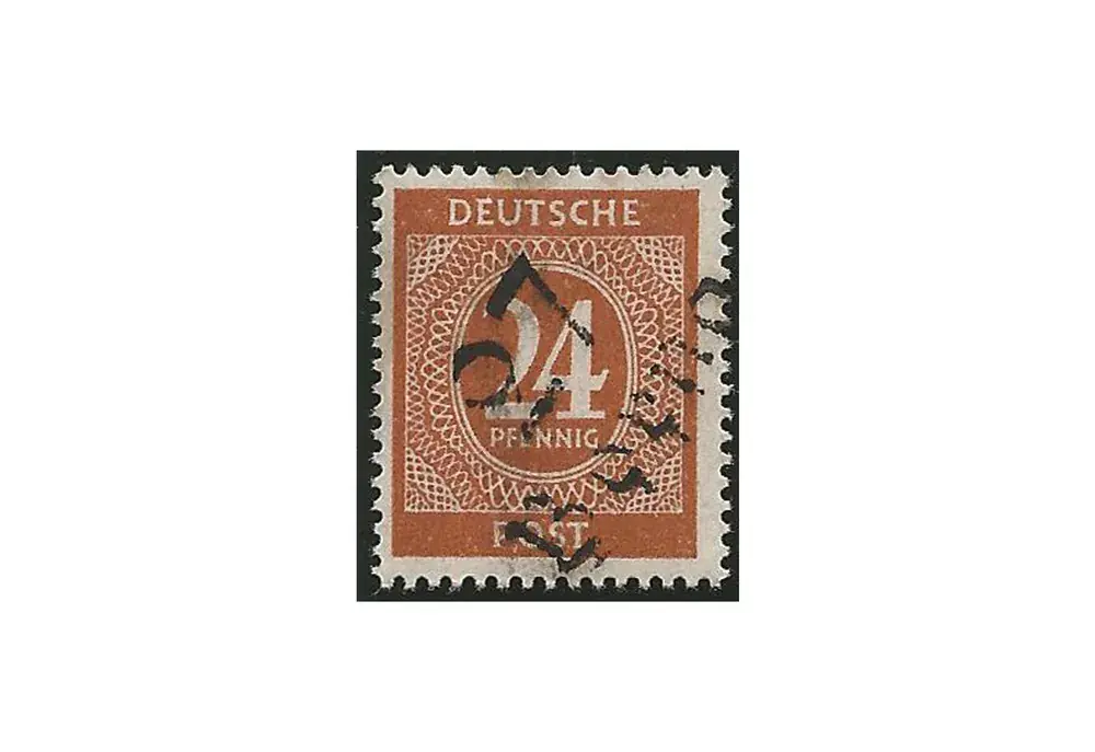 SBZ Bezirkshandstempel – Ziffernausgaben Michel Nr. I m postfrisch geprüft - Ausverkauf