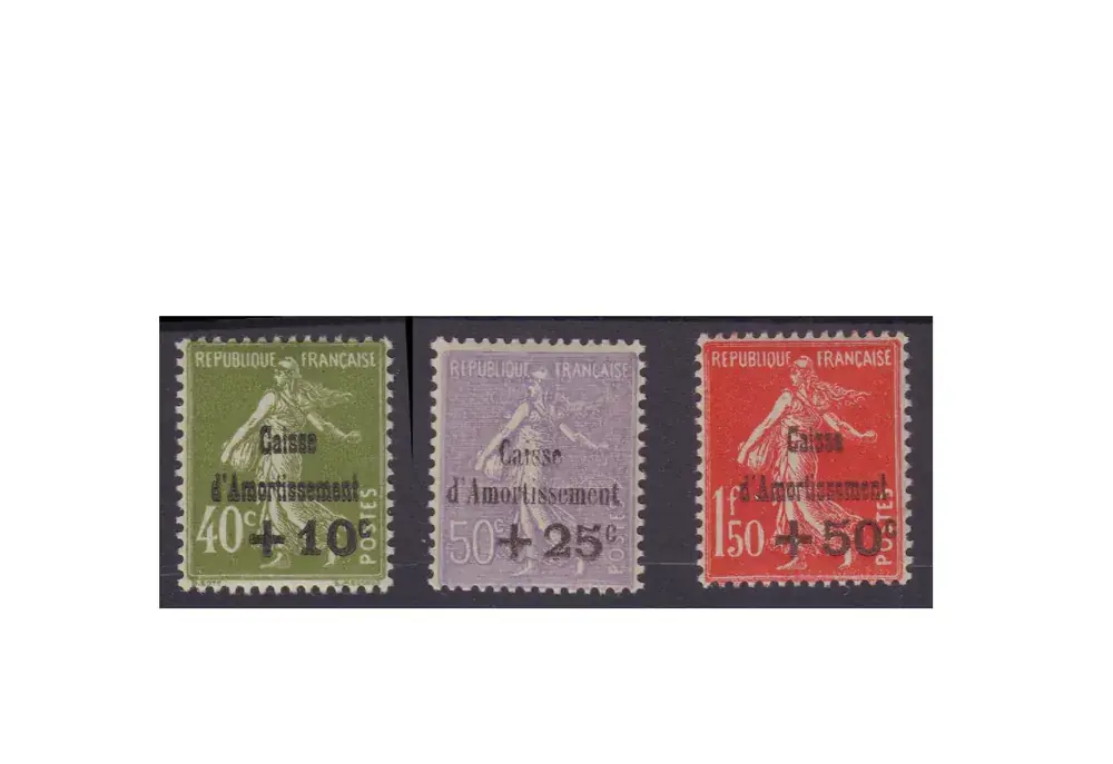 Jetzt zugreifen - Briefmarken Frankreich Republik 1870 bis heute Michel-Nr. 264/266 Falz
