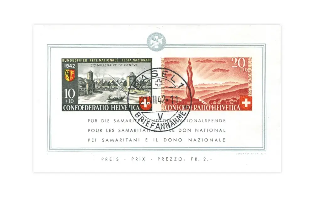 Schweiz Block 7 Pro Patria 1942 gestempelt | Neu eingetroffen