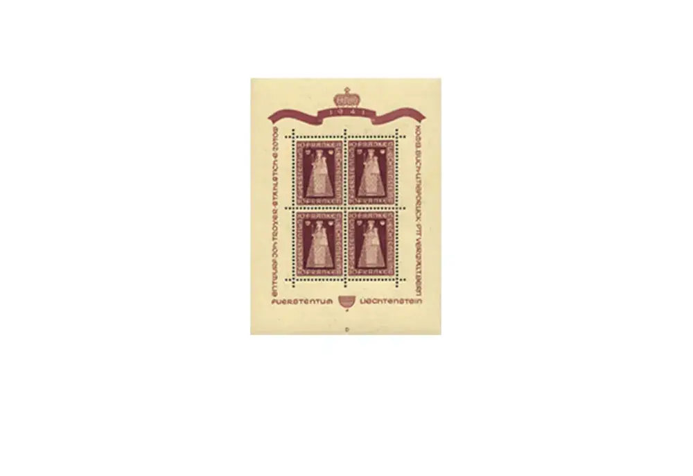 Briefmarken Frühausgaben Liechtenstein Mi. Nr. 197 Kleinbogen postfrisch | Neuzugang