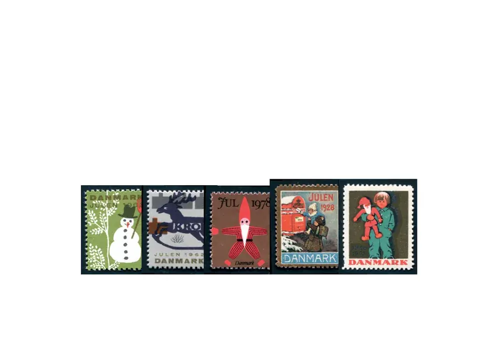 Neu im Shop | 10 verschiedene Weihnachtsvignetten aus Dänemark