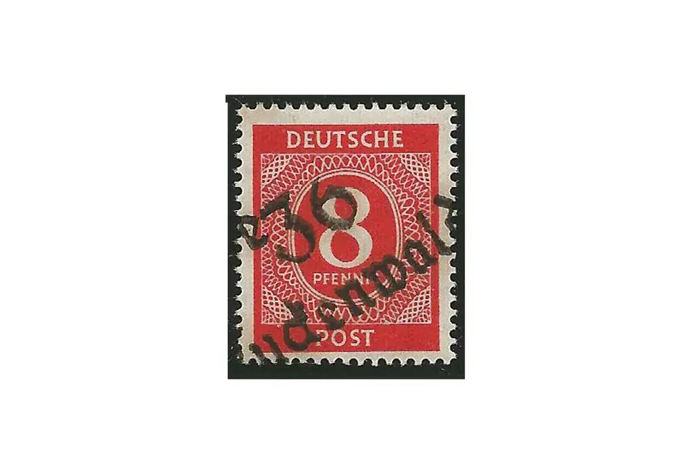 SBZ Bezirkshandstempel 1948 Michel Nr. I d gestempelt geprüft - Aktionspreis