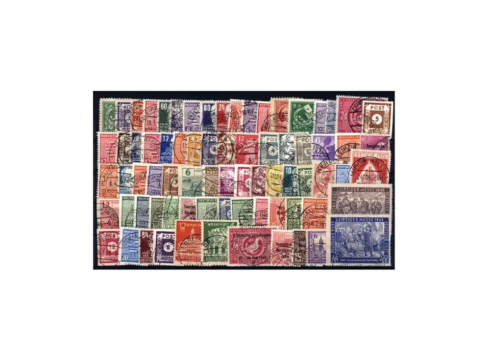Briefmarken SBZ 150 verschiedene Marken 1945-1949 | Aktion