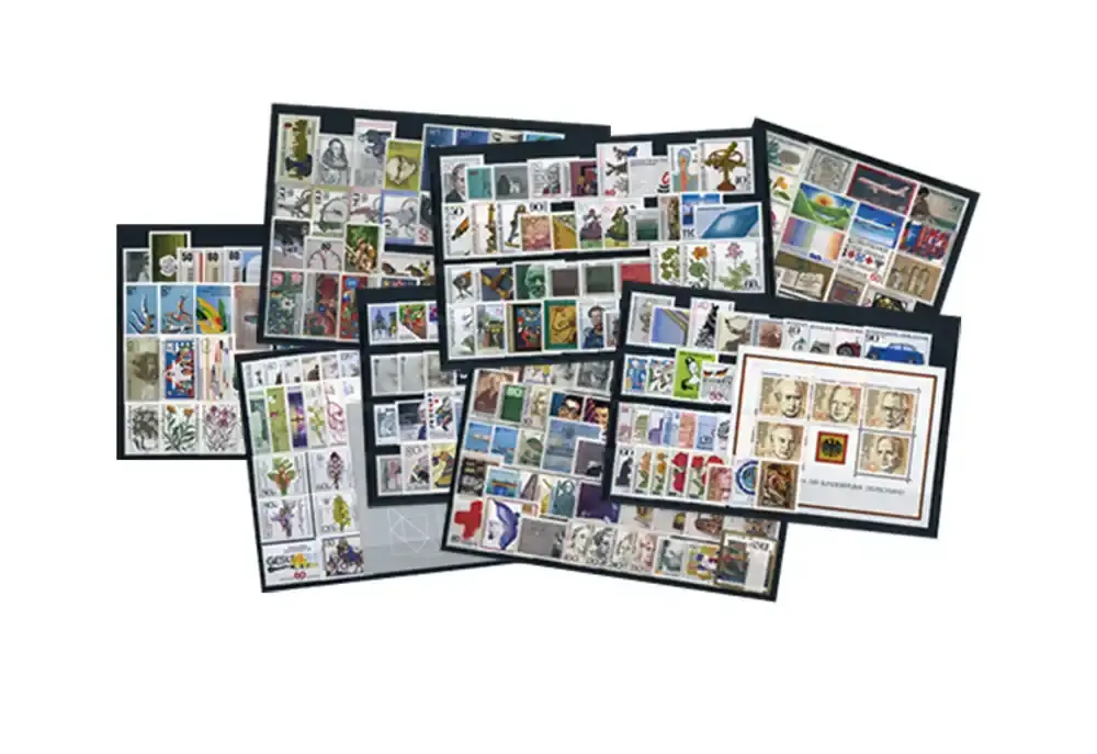 Briefmarken BRD Jahrgänge 1980 bis 1989 komplett Michel-Nr. 1033-1443 gestempelt - Neu eingetroffen