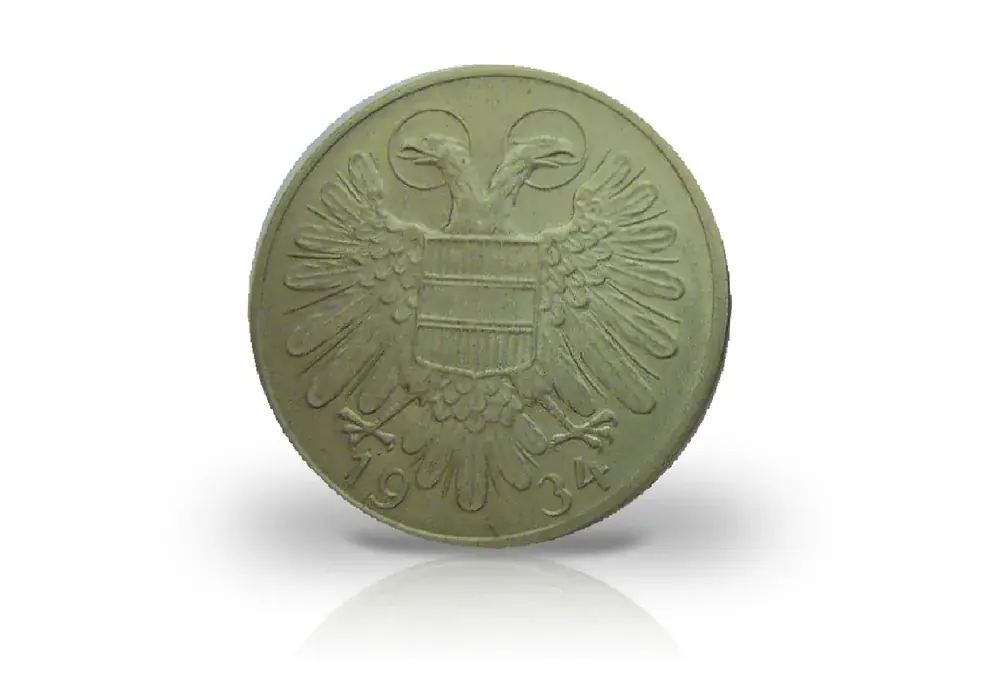 Schnäppchen - 50 Groschen 1934 Österreich ANK 15