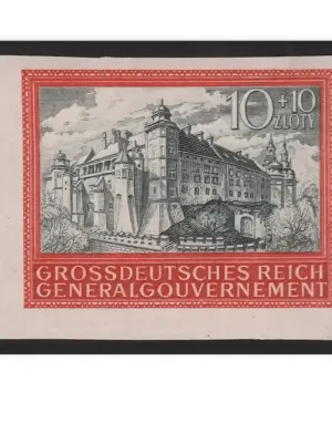 5 Jahre Generalgouvernement Michel-Nr. 125 U postfrisch - Preis gesenkt