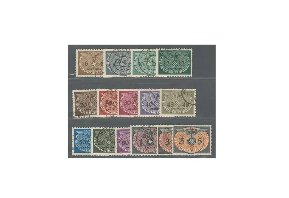 Generalgouvernement Dienstmarken 1940 Michel Nr. D 1/15 gestempelt | Nur begrenzt verfügbar