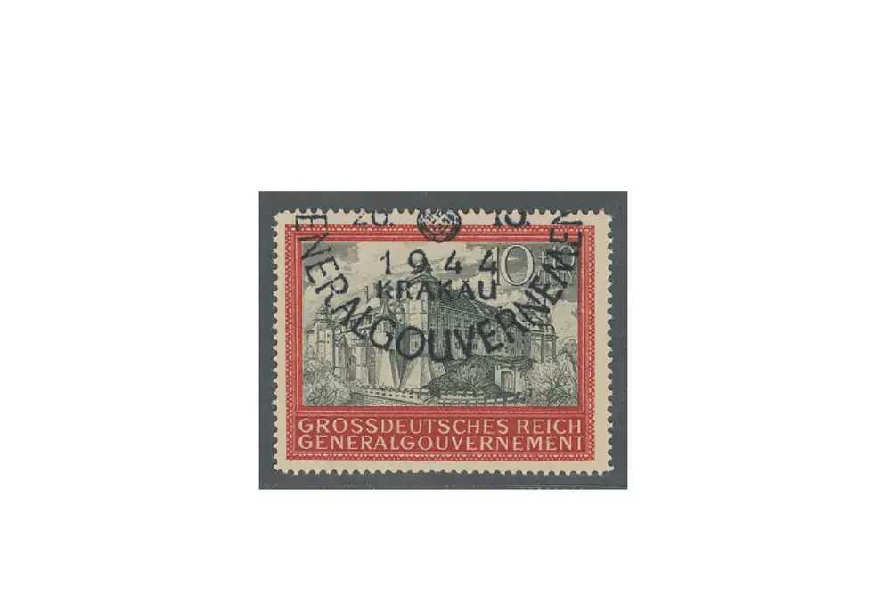 Preisknaller - Generalgouvernement 1944 5 Jahre Generalgouvernement Michel Nr. 125 gestempelt