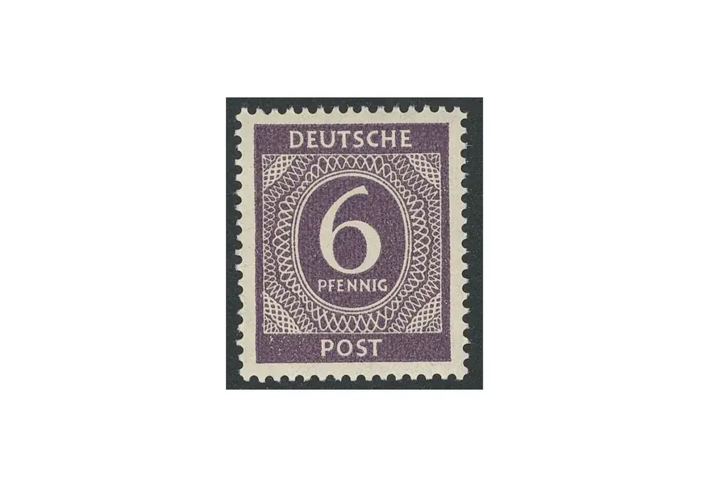 Preiswert - Briefmarke Alliierte Besetzung Kontrollrat I 1946 Michel-Nr. 916 c postfrisch